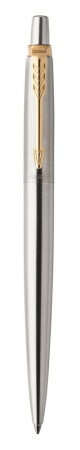 Шариковая ручка Parker Jotter Essential, St. Steel GT, стержень: Mblue