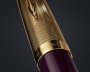 Перьевая ручка Parker 51 DELUXE PLUM GT, перо: F, цвет чернил: black, в подарочной упаковке.