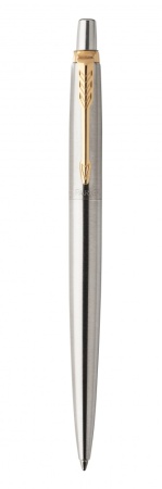 Подарочный набор: Ежедневник серый  и Шариковая ручка Parker Jotter Essential, St. Steel GT