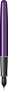 Перьевая ручка Parker Sonnet Essentials Violet SB Steel CT, перо: F, цвет чернил black, в подарочной упаковке.