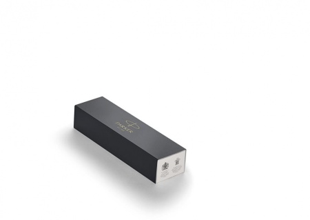 Перьевая ручка Parker IM Premium Warm Silver (grey)  GT, перо: F, цвет чернил: blue, в подарочной упаковке.