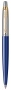 Шариковая ручка Parker Jotter K160, цвет: Blue/GT, стержень: M, цвет чернил: blue, в подарочной упаковке.