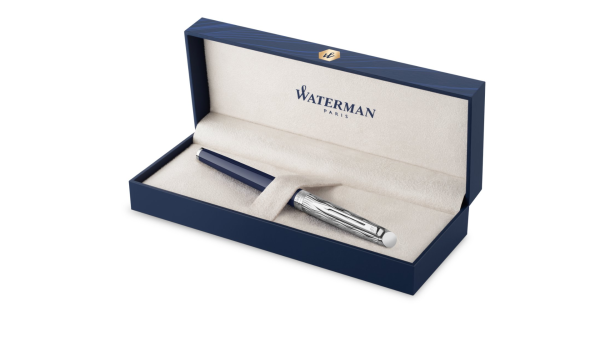 Ручка-роллер Waterman Waterman Hemisphere22 SE Deluxe Blue CT, стержень: F, цвет: Black, в подарочной упаковке