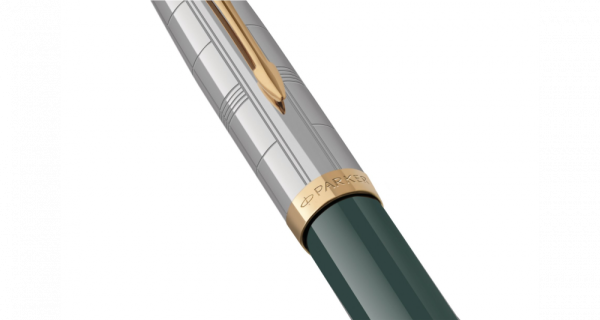 Шариковая ручка Parker 51 Premium Forest Green GT стержень: M, цвет чернил: black, в подарочной упаковке.