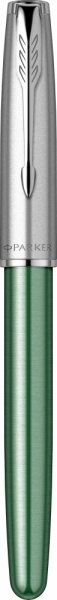 Перьевая ручка Parker Sonnet Essentials Green SB Steel CT, перо: F, цвет чернил black, в подарочной упаковке.