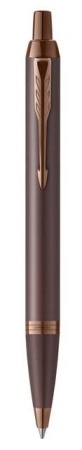 Шариковая ручка Parker IM Monochrome Brown, стержень:M, цвет чернил: blue, в подарочной упаковке.