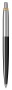 Шариковая ручка Parker Jotter K160, цвет: Black/GT, стержень: M, цвет чернил: blue, в подарочной упаковке.