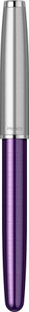 Перьевая ручка Parker Sonnet Essentials Violet SB Steel CT, перо: F, цвет чернил black, в подарочной упаковке.