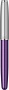 Перьевая ручка Parker Sonnet Essentials Violet SB Steel CT, перо: F, цвет чернил black, в подарочной упаковке.