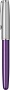 Перьевая ручка Parker Sonnet Essentials Violet SB Steel CT, перо: F, цвет чернил black, в подарочной упаковке.