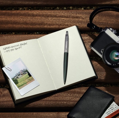 Шариковая ручка Parker Jotter XL, Green CT, стержень: M