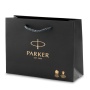 Подарочный набор: Шариковая ручка Parker Jotter Essential, St. Steel СT и Ежедневник  недатированный, серый