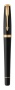 Перьевая ручка Parker Urban Core, (матовый черный лак) Muted Black GT, F309, перо: F, цвет чернил: blue, в подарочной упаковке.