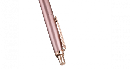 Подарочный набор: Шариковая ручка Parker Jotter XL SE20 Monochrome Pink Gold и Ежедневник недатир. Golden mirror