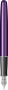 Перьевая ручка Parker Sonnet Essentials Violet SB Steel CT, перо: F, цвет чернил black, в подарочной упаковке.