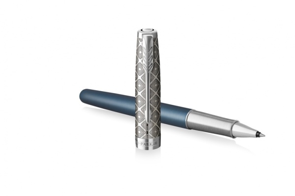 Ручка-роллер Parker Sonnet Premium Refresh BLUE CT, стержень: F, цвет чернил: black, в подарочной упаковке