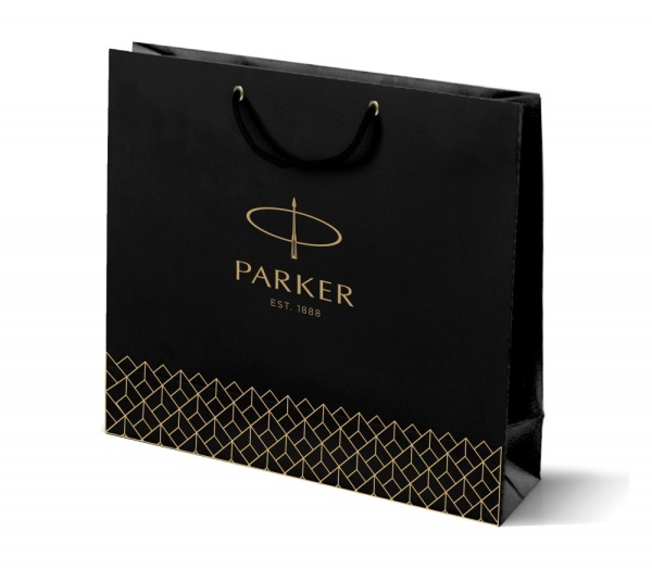 Подарочный набор:  Шариковая ручка Parker Jotter K60, цвет: Black и Ежедневник недатированный, черный срез, черный.