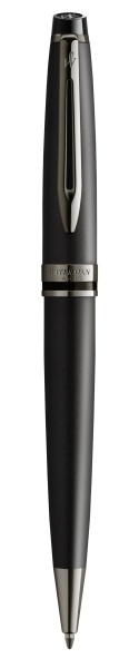 Шариковая ручка Waterman Expert Black, цвет чернил Mblue, в подарочной упаковке