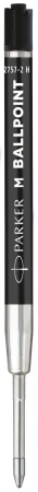 Стержень шариковый объемный Parker чёрный M, 2шт., блистер