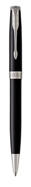 Шариковая ручка Parker Sonnet , Lacquer Deep Black CT, стержень: M, цвет чернил: black , в подарочной упаковке