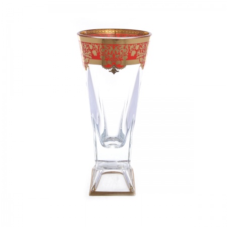 Ваза Astra Gold Natalia Golden Red Decor 38см заказать в магазине Москве
