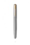 Подарочный набор: Ручка перьевая Parker Jotter Stainless Steel GT и Ежедневник золотистый недатированный