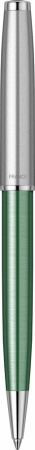 Шариковая ручка Parker Sonnet Essentials Green SB Steel CT, цвет чернил black, перо: M, в подарочной упаковке.