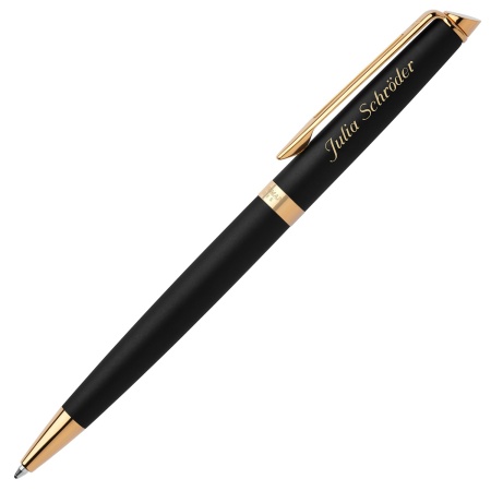 Шариковая ручка Waterman Hemisphere, цвет: MatteBlack GT, стержень: Mblk