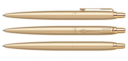 Подарочный набор: Шариковая ручка Jotter XL Gold и Ежедневник недатированный золотистый золотой срез
